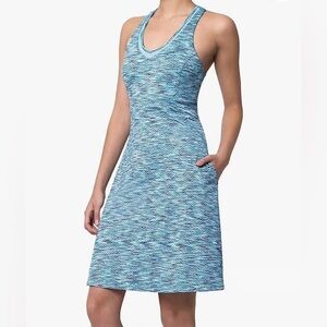 New Mondetta MPG Travel Workout Exercise Athletic Dress in Blue